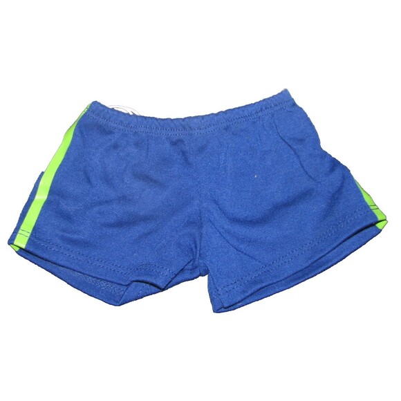 Build a Bear Shorts & Shirt Set Dinomania Dinosaur Blue White - Picture 3 of 4